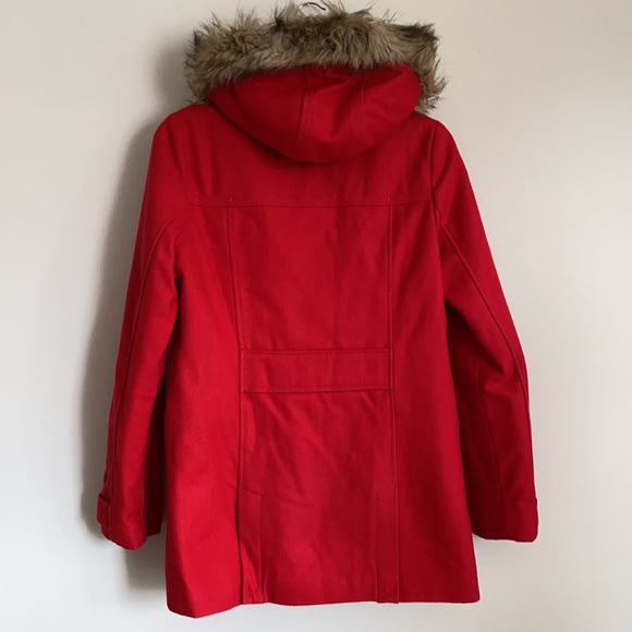 🌿 AE Red Duffel Coat - Picture 2 of 2
